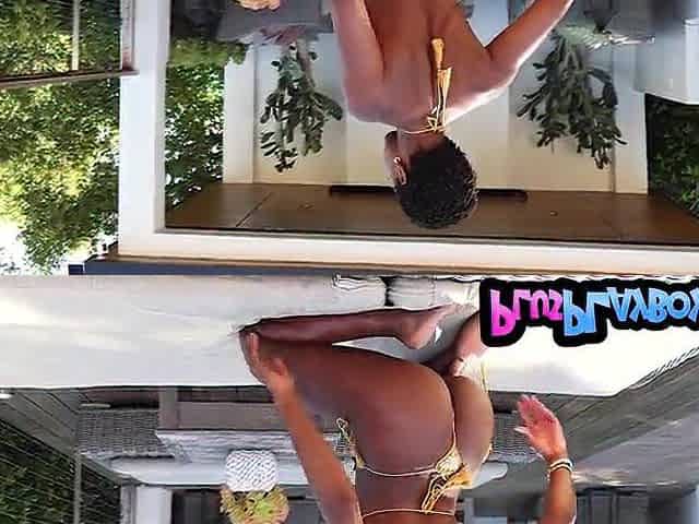 Large breasts black mother I'd like to fuck fleshly striptease and sweetheart disclosed excellent bare body