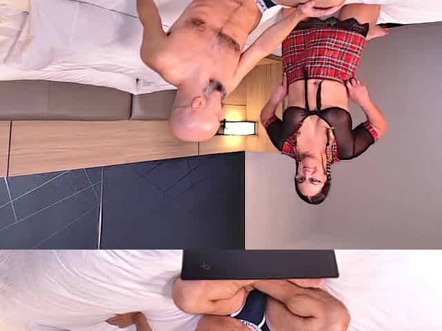 Breasty mother I'd like to fuck creampied by roommate on livestream