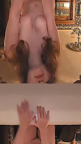 Pure Virgin Redhead with Braces - Bubble Washroom Haunted Hotel Cait Linh
