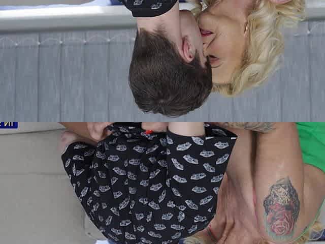 Mature woman shows Petr The Boy how it's done
