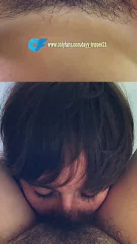 Curly mother I'd like to fuck makes her roommate eat her cunt in advance of this chab gets to bang her