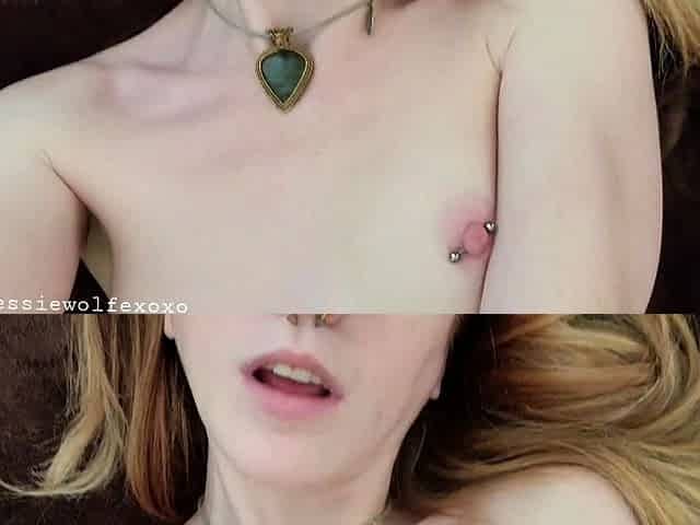 Amateur redhead poses and masturbates with toys