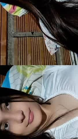 In the Morning in a Tent with a 20-year-old Girl