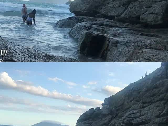 Hanging Out with a Friend at the Beach
