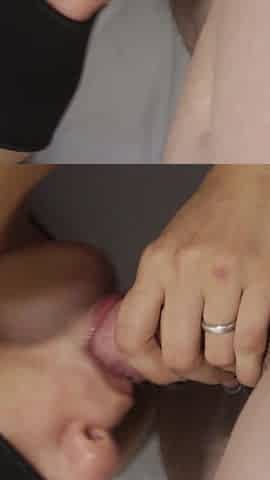 Hot Threesome Cuckold!