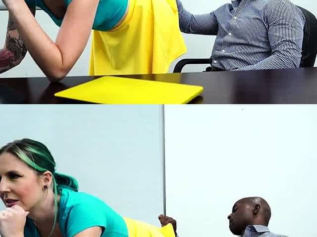 Hardcore interracial blowjob and drilling