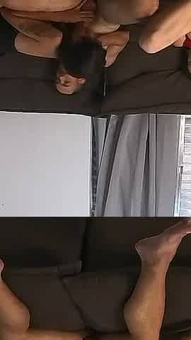 The Wife Couldn't Resist and Removed Her Husband's Condom While He Was Having Sex with Her Friend
