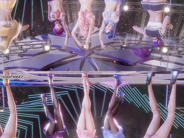 [mmd] Secret Number - Who Dis Sexy Stripteas League of Legends Uncensored Hentai