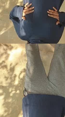 Masturbating