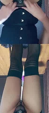 femboy playing with his ass