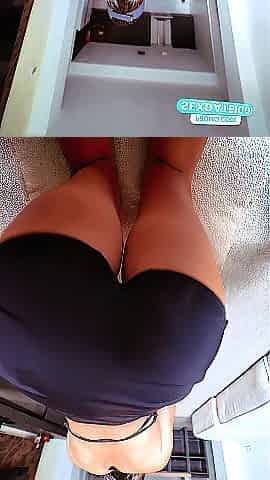 Nasty little Colombian gives her trainer a creampie in advance of her boyfriend