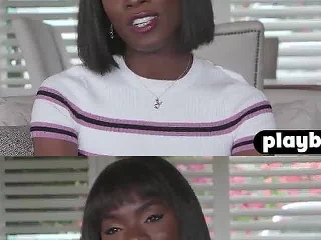 Tiny black mother I'd like to fuck Ana Foxxx masturbation after hawt posing and striptease