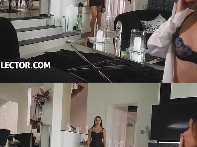 Breathtaking honeys Milan Cheek and Ada Lapiedra in a randy trio