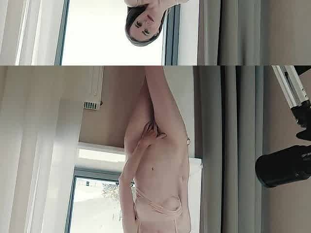 Redhead model bangs in hotel with a fan - Elena Ross (Trailer)