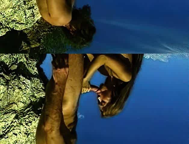 Brunette hardcore blowjob