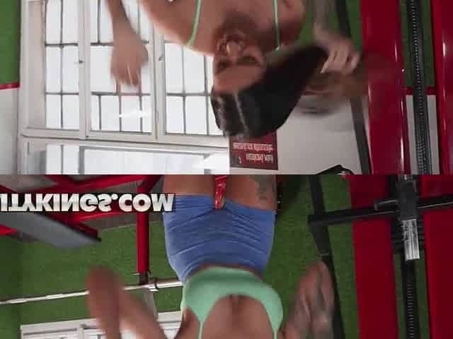 REALITY KINGS - Fit Brunette hair Coco Bae Brings Heat And Wish To A Very Different Workout