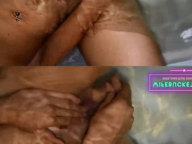 Homemade Porn by Wifebucket - Sex tool dives down her constricted cunt in the bathtub