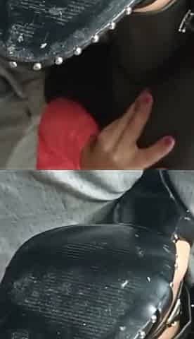 Nylon Feet Jerk off Instructions Cum on My Feet Now!