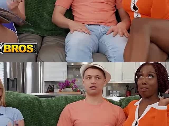 Action-packed sexy film with an interracial FFM threesome