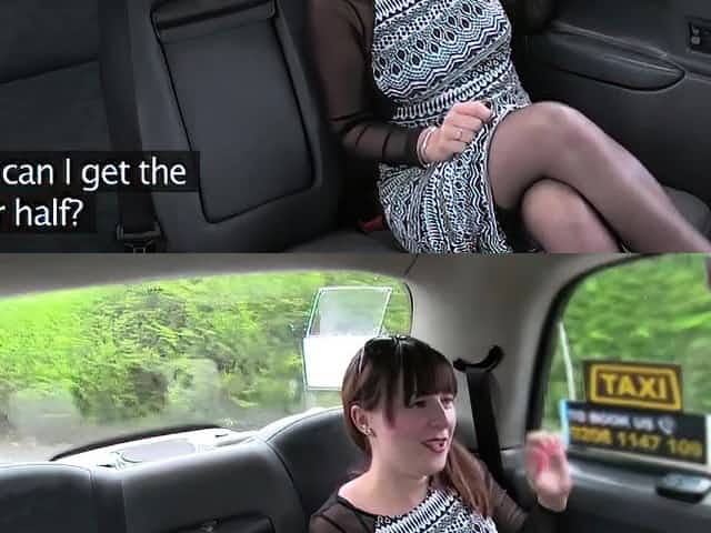 Hot babe Cherri bangs hard in the backseat on the taxi