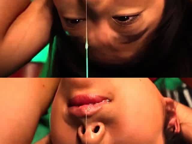 Small titted asian teen Sevil take a giant cock