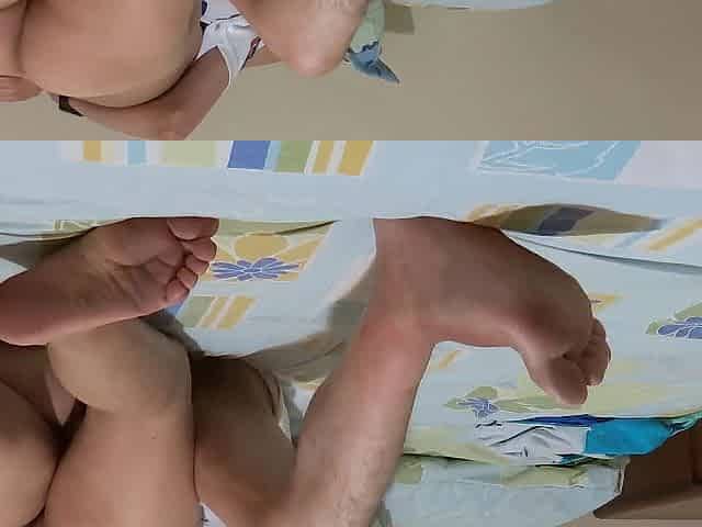 On the beach, 3 great screws and receiving cumshots, my spouse records it all, real cuckold