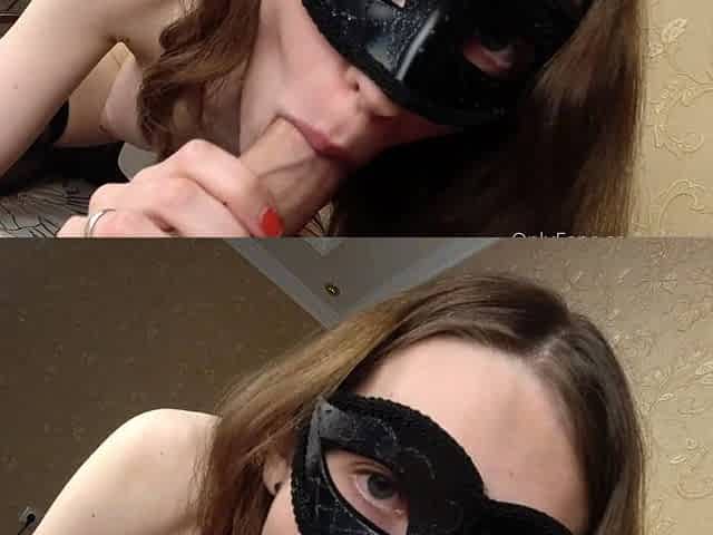 Busty cosplay fetish brunette nurse sucks cock pov