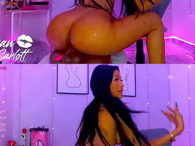 Tantalizing leggy babe webcam video