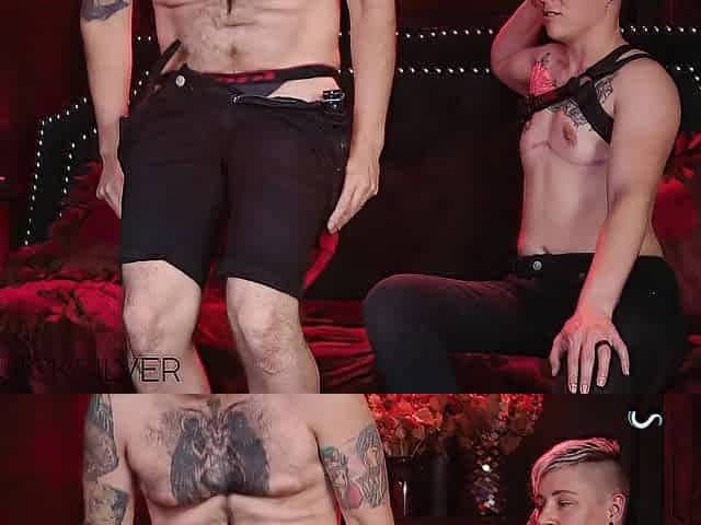 Dom FTM Jaq Quicksilver Pleasures Excited Man With Belt On