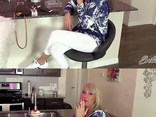 Milf smoking