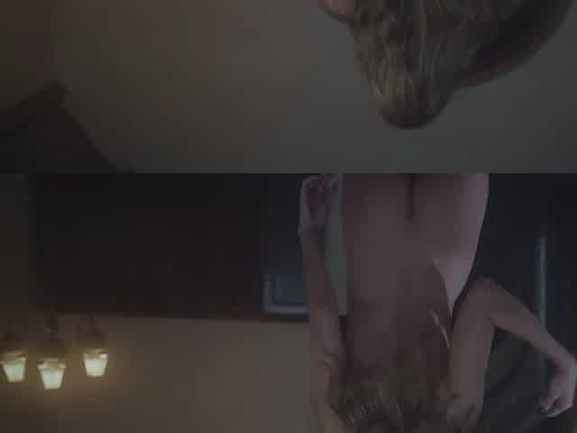 Seth Gamble and Kimmy Granger in stockings action