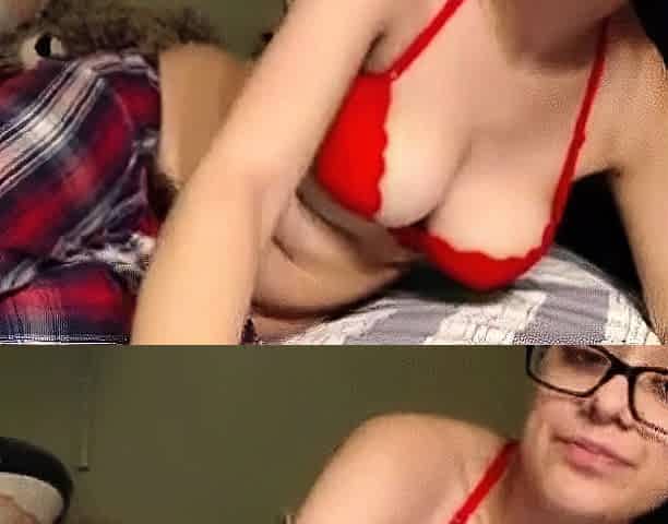 Hairy Amateur Girl Masturbating with Vibrator on Webcam