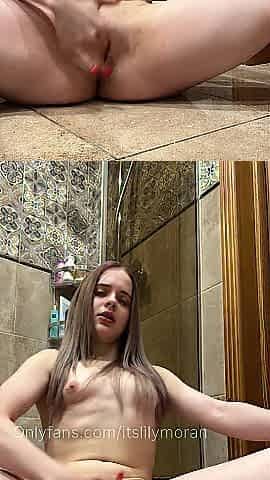 Baths solo masturbation