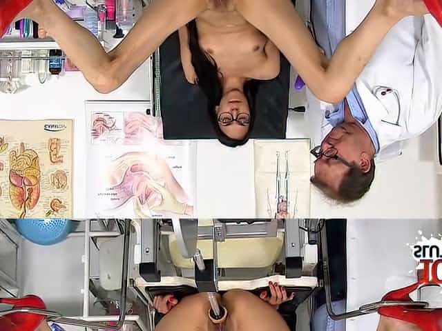 My Skinny Step-Daughter Comes To Her Gyno Doctor