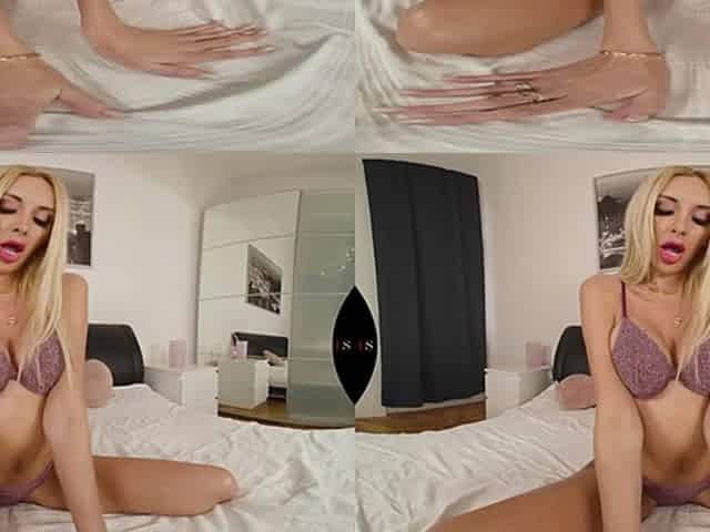 Anita Blanche Makes Herself Cum With Big Pink Dildo - EroticSinners