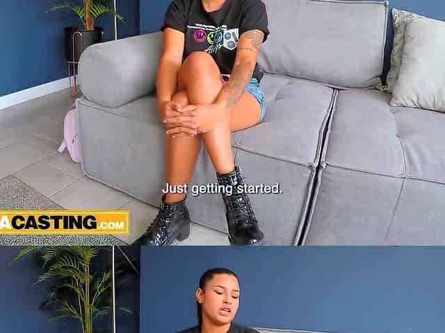 Wicked Latin babe Model Wannabe Banged Raw By Production Fake Agent