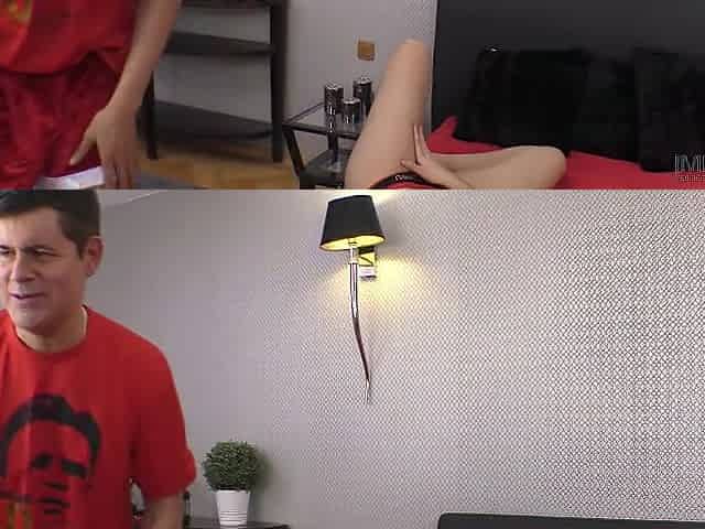 18-Year-Old Ava Black Gets A Creampie In Her Teen Pussy From Santa