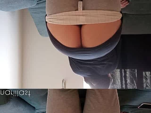Sexy Yoga Instructor Pulls Her Leggings Down Just a Little Because She Wants to Get Fucked