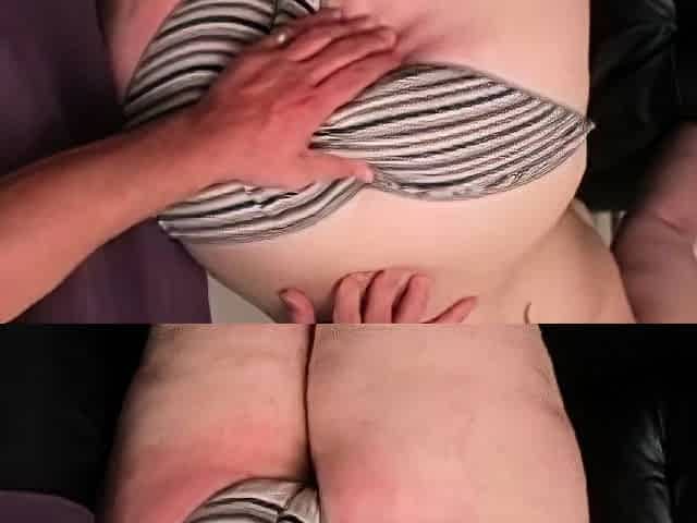 Naughty BBW Gets Hard Spanking