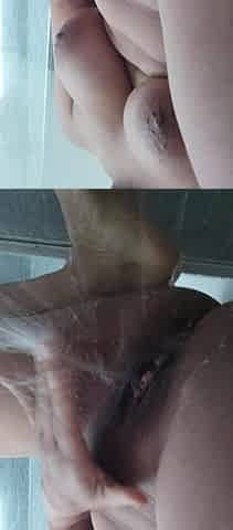 Horny Latina Squirt in the Bathroom