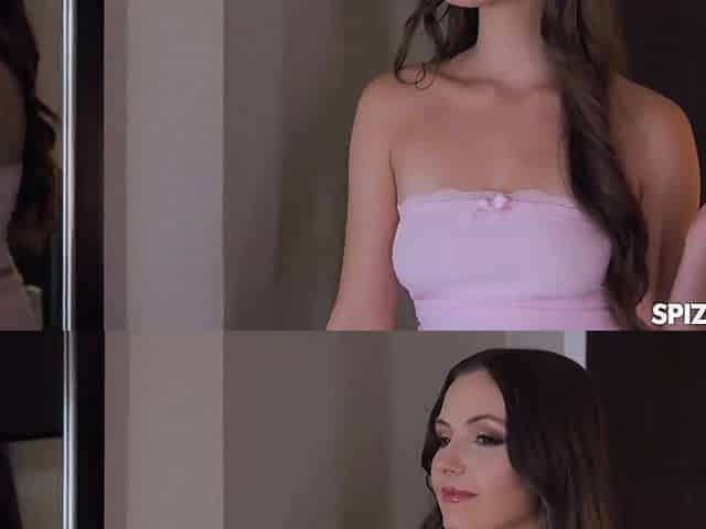 Slutty Brunette hair Serena Hill Slutty Fantasy Come True