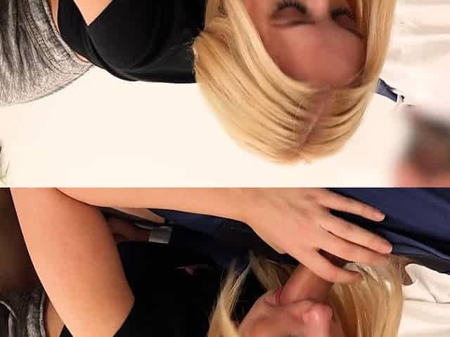 This PETITE BLONDE girl lied to her BF