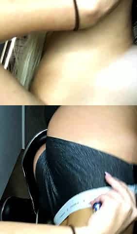 busty homemade blonde teen amateur with fake big boobs