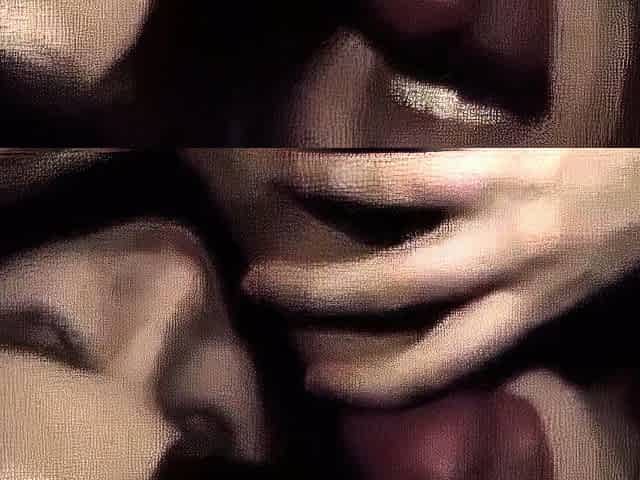2 Stepsisters Suck Cock in a Theater - Amateur POV Blowjob