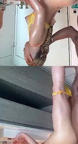 Izzy Swallows Bathroom Mirror BBC Pounding Onlyfans Video