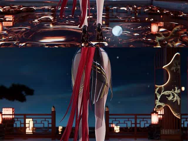 [mmd] 4K Yinyin-bingbing Korean Dance, Lingerie, Erotic Tattoo, Striptease