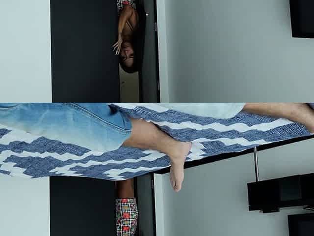 Amateur Thai teen Noom feeding her pussy