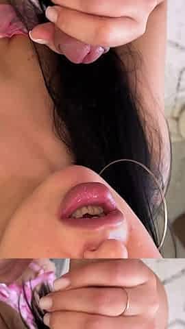 Juicy Creampie for a Hot Wife - POV Blowjob