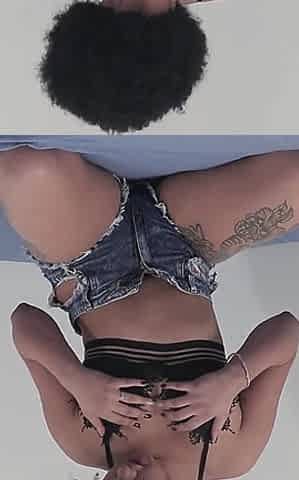 Sexy Ebony Girl Blowjob, Footjob and Fuck!