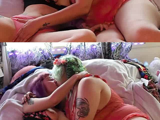 RAW REAL UNCUT Lesbo pair love making